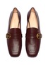Detail View - Click To Enlarge - GUCCI - 'Flat Marmont' buckled leather moccasins