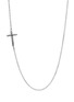 Detail View - Click To Enlarge - JOHN HARDY - Classic Chain' silver cross necklace