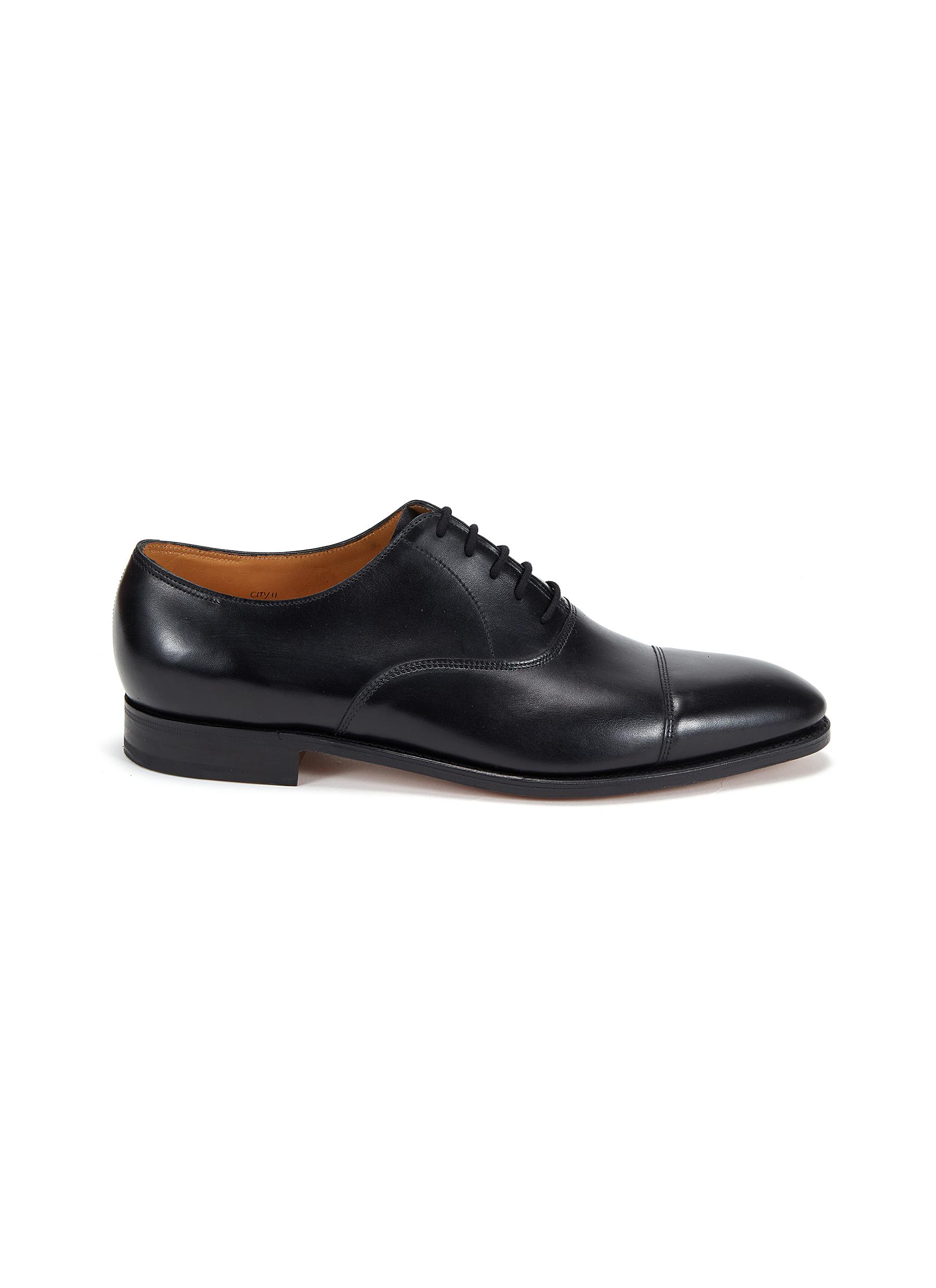 john lobb city ii leather oxford shoes