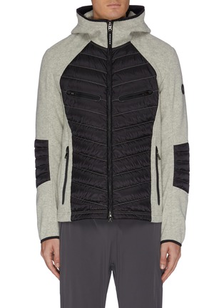 Main View - Click To Enlarge - BOGNER - 'Matys-D' quilted panel zip hooded jacket