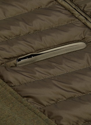 - BOGNER - 'Matys-D' quilted panel zip hooded jacket