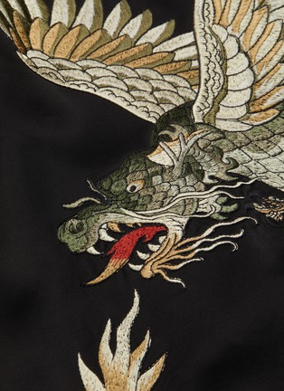  - ALEXANDER MCQUEEN - Dragon Embroidery Varsity Jacket