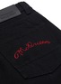  - ALEXANDER MCQUEEN - Logo embroidered jeans