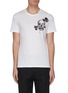 Main View - Click To Enlarge - ALEXANDER MCQUEEN - Floral skull embroidered T-shirt