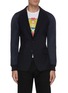 Main View - Click To Enlarge - ALEXANDER MCQUEEN - Panelled dragon embroidered double layer blazer