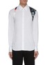 Main View - Click To Enlarge - ALEXANDER MCQUEEN - Floral print harness shirt
