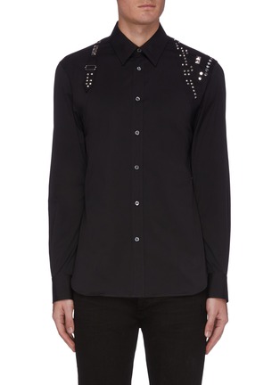 Main View - Click To Enlarge - ALEXANDER MCQUEEN - Harness Stud Embellished Shirt