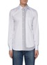 Main View - Click To Enlarge - ALEXANDER MCQUEEN - Double layer stripe shirt