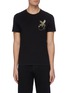 Main View - Click To Enlarge - ALEXANDER MCQUEEN - Dragon patch embellished T-shirt
