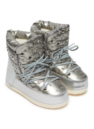 Detail View - Click To Enlarge - BOGNER - 'Trois Vallées' studded quilted snow boots