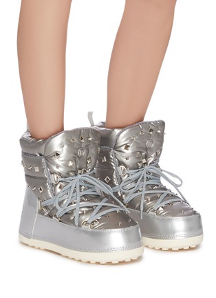 Figure View - Click To Enlarge - BOGNER - 'Trois Vallées' studded quilted snow boots