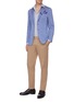 Figure View - Click To Enlarge - ISAIA - 'Sailor' notch lapel wool jersey casual blazer