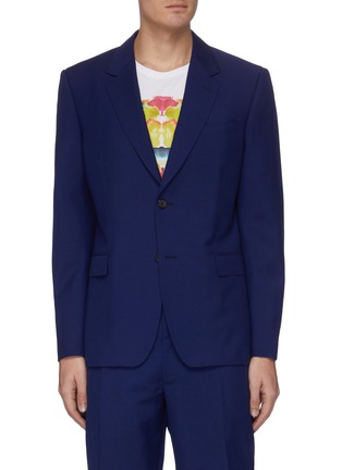 Main View - Click To Enlarge - ALEXANDER MCQUEEN - Solid tailored blazer