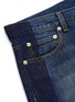 - ALEXANDER MCQUEEN - Two tone straight cut jeans