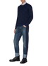 Figure View - Click To Enlarge - ALEXANDER MCQUEEN - Two tone straight cut jeans