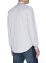 Back View - Click To Enlarge - ALEXANDER MCQUEEN - Mixed stripe contrast collar shirt