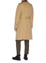 Back View - Click To Enlarge - ALEXANDER MCQUEEN - Asymmetric tailored trench coat