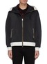Main View - Click To Enlarge - ALEXANDER MCQUEEN - Monogram hooded track jacket