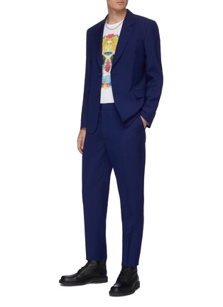 Figure View - Click To Enlarge - ALEXANDER MCQUEEN - Slim fit tailored pants