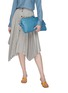 Figure View - Click To Enlarge - A.W.A.K.E. MODE - 'Maud' tie padded leather clutch