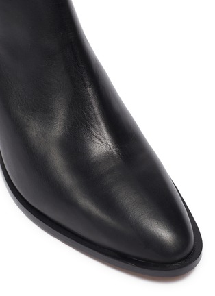 Detail View - Click To Enlarge - CLERGERIE - 'Xingar' ankle leather boots
