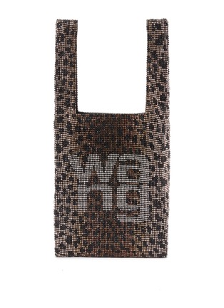 Main View - Click To Enlarge - ALEXANDER WANG - 'Wangloc' rhinestone embellished mini shopper bag