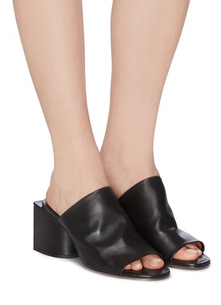 Figure View - Click To Enlarge - CLERGERIE - 'Edith' block heel mules