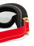 Detail View - Click To Enlarge - YNIQ - Smoked lense extended vision ski goggles