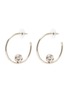 Main View - Click To Enlarge - JOOMI LIM - Crystal ball hoop earrings