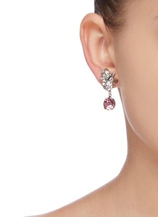 Figure View - Click To Enlarge - JOOMI LIM - Clustered embellished drop earrings