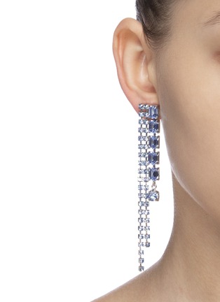 Figure View - Click To Enlarge - JOOMI LIM - Crystal chain earrings
