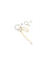 Detail View - Click To Enlarge - JOOMI LIM - Crystal double hoop faux pearl drop earrings