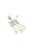 Detail View - Click To Enlarge - JOOMI LIM - Crystal and faux pearl embellished drop earrings