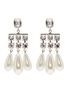 Main View - Click To Enlarge - JOOMI LIM - Crystal and faux pearl embellished drop earrings