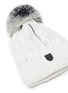 Detail View - Click To Enlarge - TONI SAILER - 'Limmi' fur pom pom knit hat