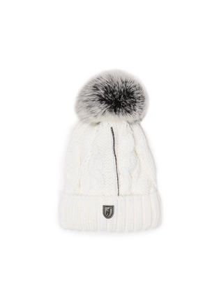 Main View - Click To Enlarge - TONI SAILER - 'Limmi' fur pom pom knit hat