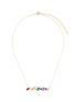Main View - Click To Enlarge - CZ BY KENNETH JAY LANE - Cubic zirconia scatter bar necklace