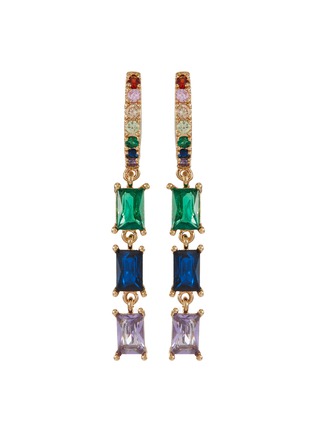Main View - Click To Enlarge - CZ BY KENNETH JAY LANE - Cubic zirconia scatter drop earrings