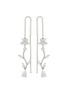 Main View - Click To Enlarge - CZ BY KENNETH JAY LANE - Cubic zirconia floral vine drop earrings
