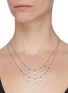 Figure View - Click To Enlarge - CZ BY KENNETH JAY LANE - Double tier layer pear-shape embellishments necklace