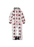 Main View - Click To Enlarge - PERFECT MOMENT - Colourblock star print kids ski suit