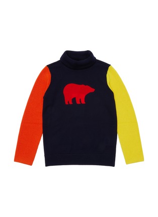 Main View - Click To Enlarge - PERFECT MOMENT - 'Bear' intarsia turtleneck sweater