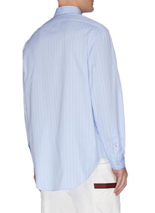 Back View - Click To Enlarge - GUCCI - Stripe button down shirt
