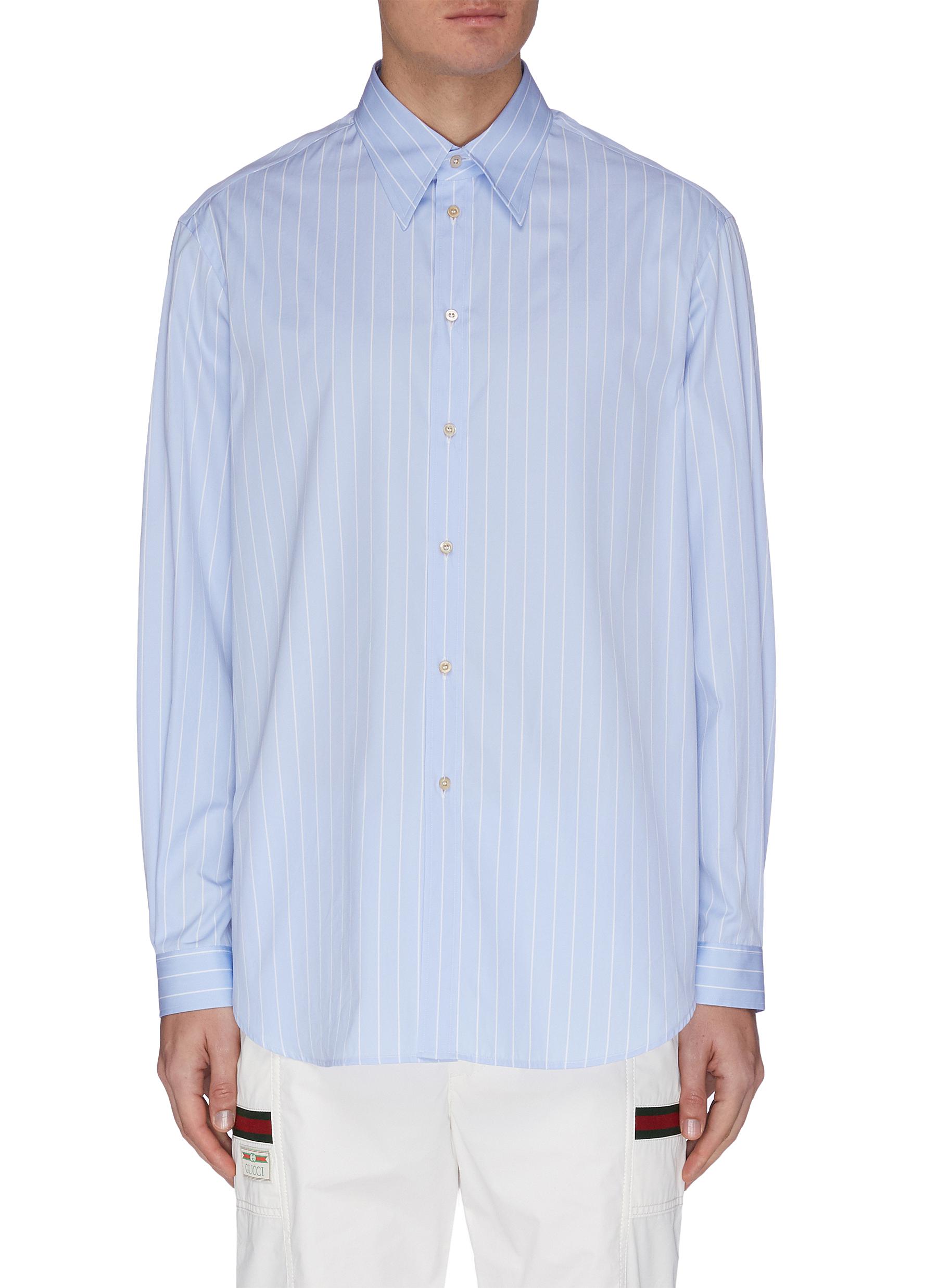 gucci men's button down shirts
