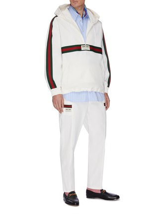 Figure View - Click To Enlarge - GUCCI - Stripe button down shirt