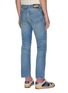 Back View - Click To Enlarge - GUCCI - Straight cut washed jeans