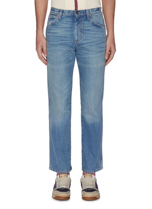 Main View - Click To Enlarge - GUCCI - Straight cut washed jeans