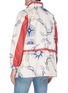 Back View - Click To Enlarge - GUCCI - Mixed print panelled nylon jacket