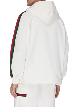 Back View - Click To Enlarge - GUCCI - Logo Patch Canvas Blouson