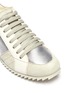 Detail View - Click To Enlarge - PEDRO GARCIA  - 'Carolina' metallic leather patchwork sneakers